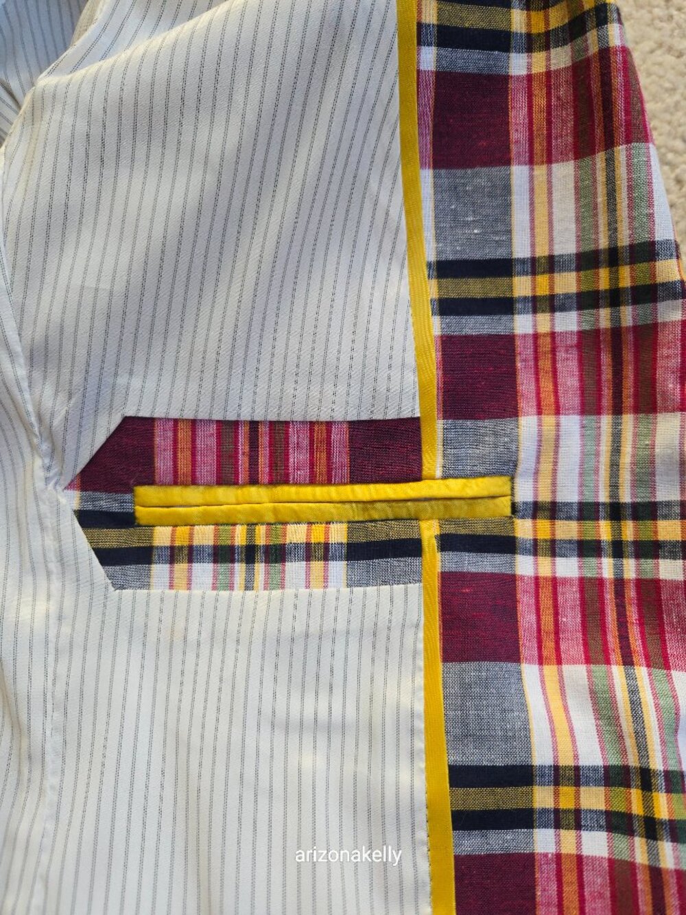 NWOT J. Crew Regent Blazer in Vintage Plaid Preppy Madras Cotton - Picture 8 of 12
